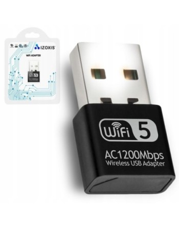 IZOXIS 2.4GHz / 5GHz USB nano WiFi 1200 Mbps