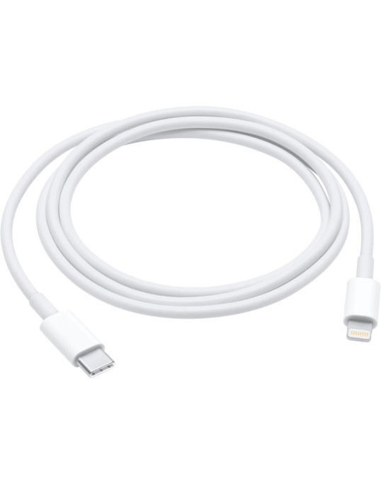 Apple USB-C to lightning cable 1m, White Apple USB-C to lightning cable 1m, White