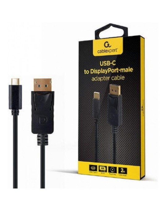 Cablexpert USB-C to DisplayPort-male adapter cable 2m Cablexpert USB-C to DisplayPort-male adapter cable 2m
