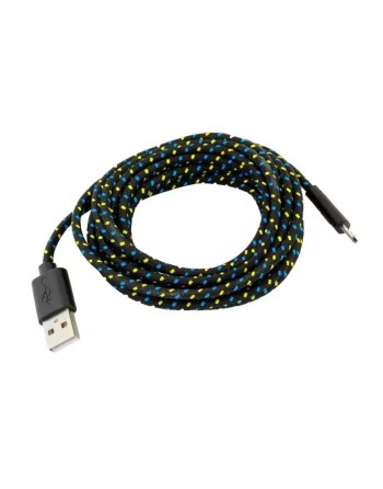 3m microUSB to USB kaabel punutud