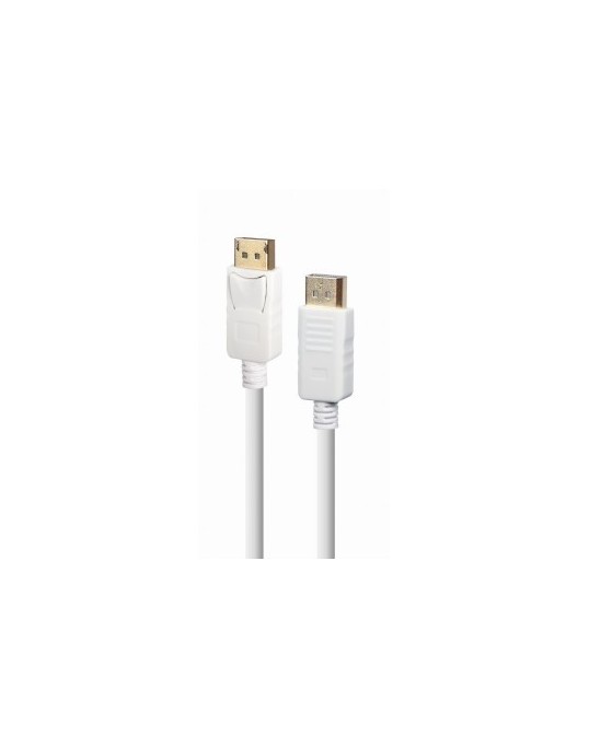 1,8m DisplayPort kaabel, valge 1,8m DisplayPort kaabel, valge