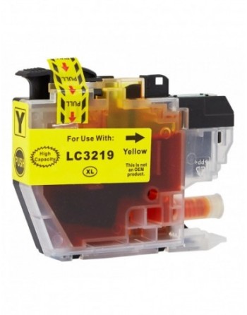 Brother LC3219XLY Yellow analoog tint