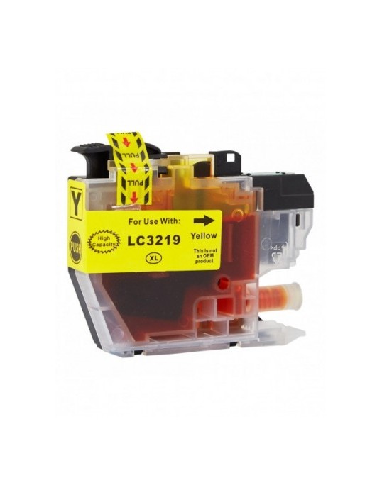 Brother LC3219XLY Yellow analoog tint
