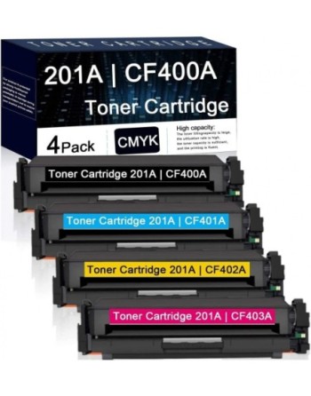 HP 201a C, M, Y, BK Komplekt