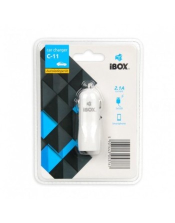 iBox USB Car Charger 5V 2.1A