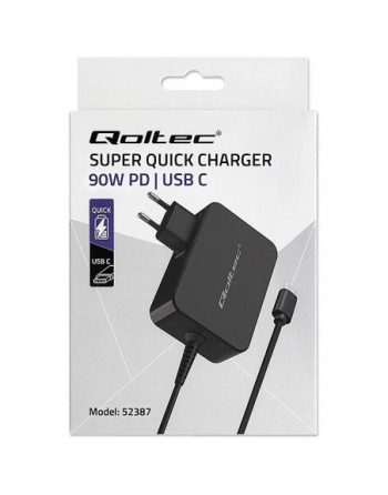 Qoltec 52387 Super Quick Charger 90W PD USB-C