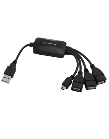 ESPERANZA EA114 USB Hub 3-Port USB 2.0 + 1 x mini USB